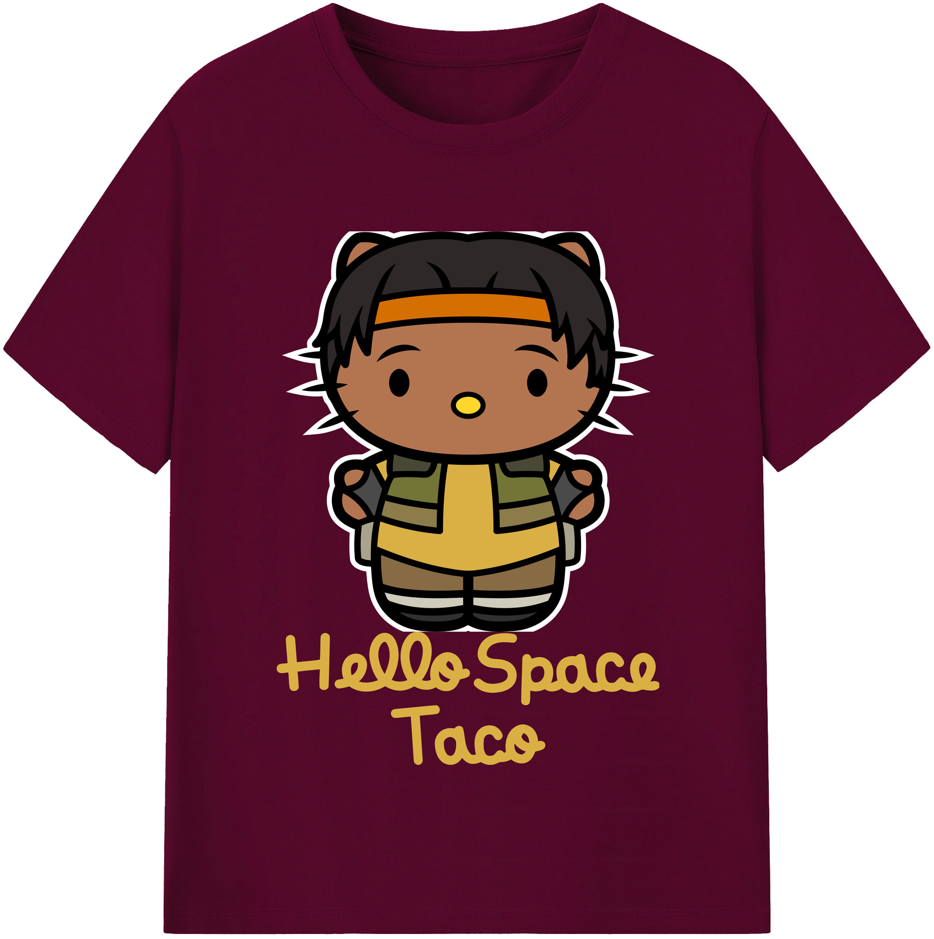 （画像用） Hello Kitty ハローキティ レディースカジュアルプリントTシャツ（綿100％）